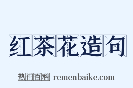 红茶花造句是什么意思的图片